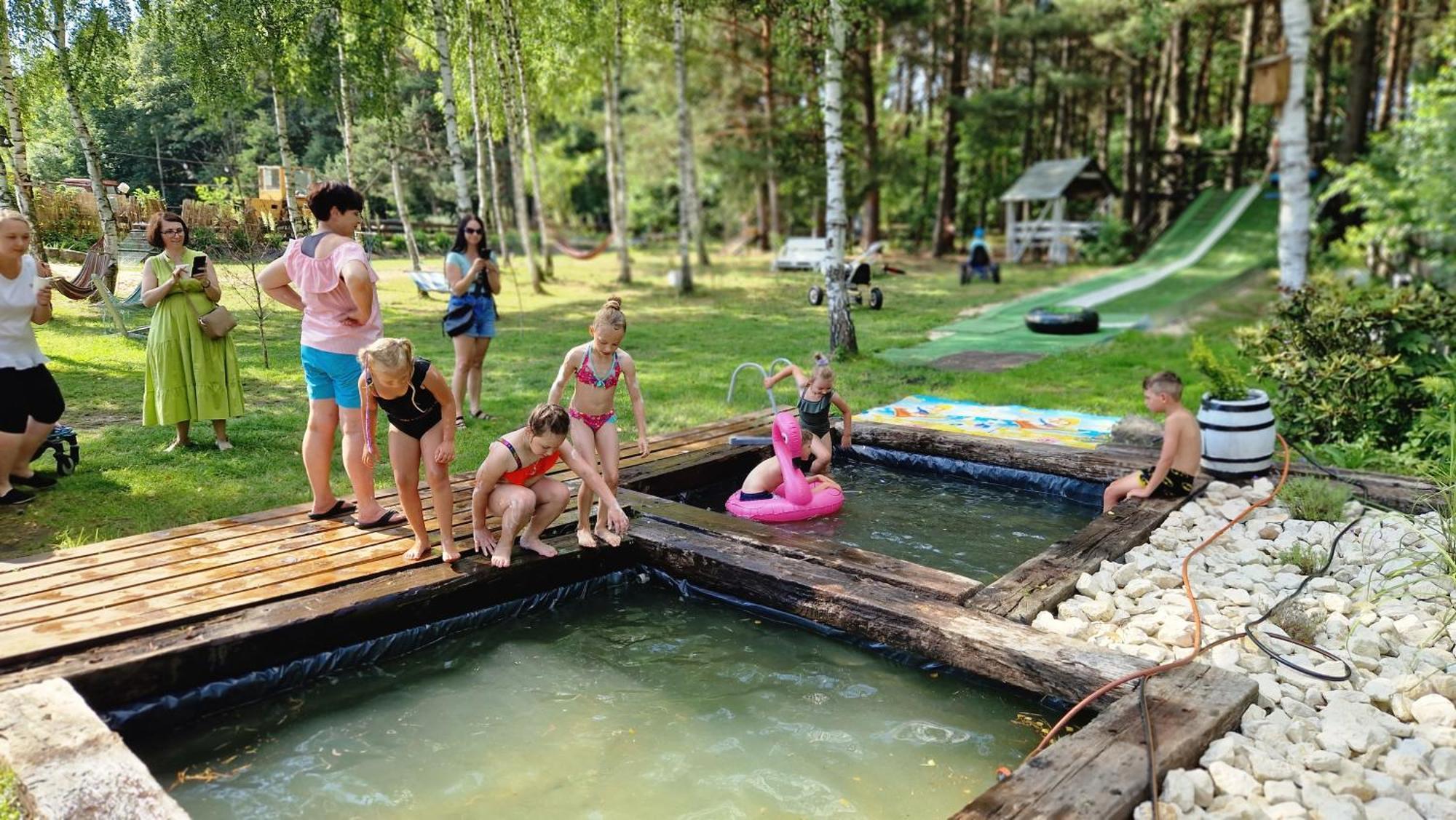 Vip Village Las Woda Rower - Podgrzewany Basen, Balia, Sauna Miedzierza Exterior foto