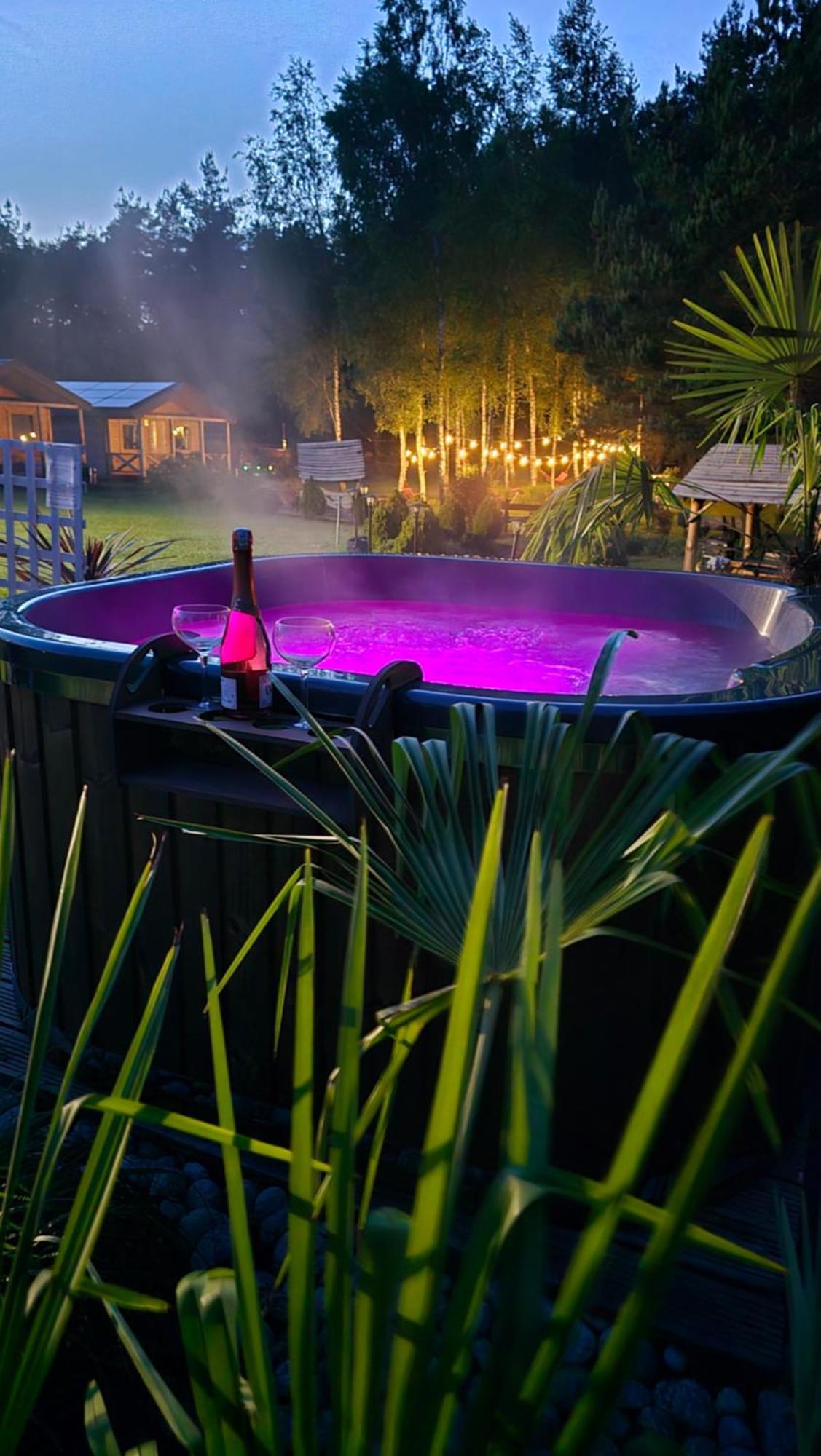 Vip Village Las Woda Rower - Podgrzewany Basen, Balia, Sauna Miedzierza Exterior foto