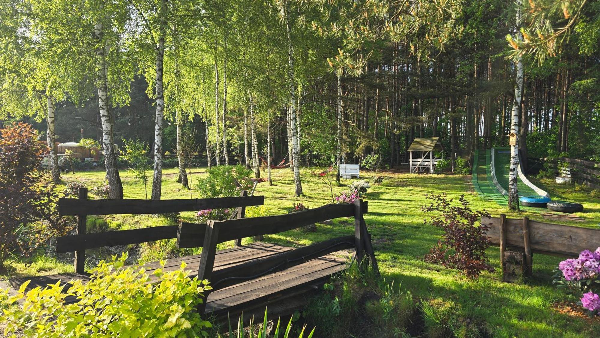 Vip Village Las Woda Rower - Podgrzewany Basen, Balia, Sauna Miedzierza Exterior foto