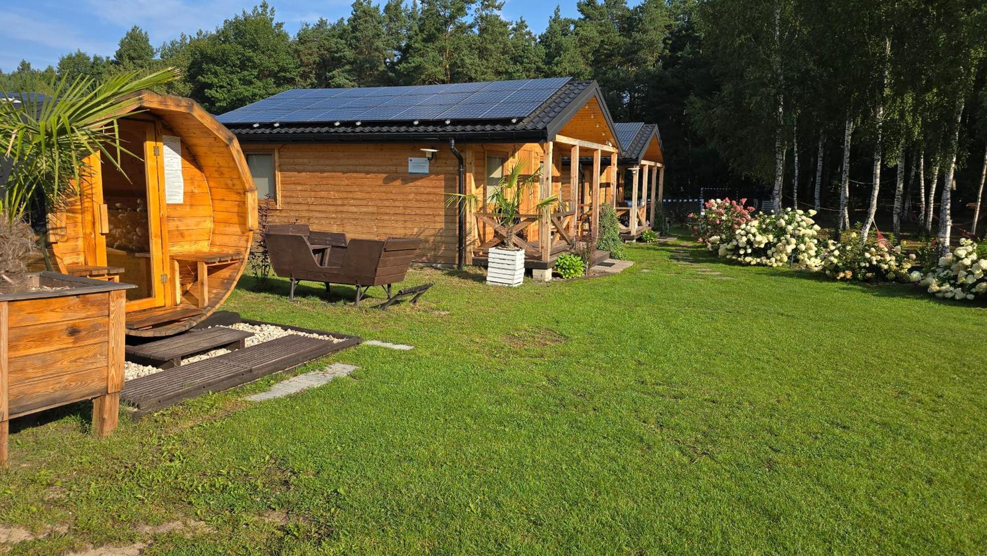 Vip Village Las Woda Rower - Podgrzewany Basen, Balia, Sauna Miedzierza Exterior foto