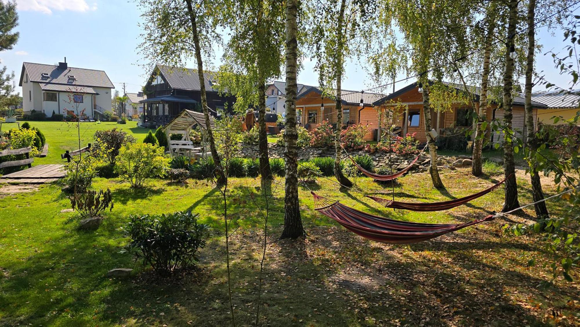 Vip Village Las Woda Rower - Podgrzewany Basen, Balia, Sauna Miedzierza Exterior foto