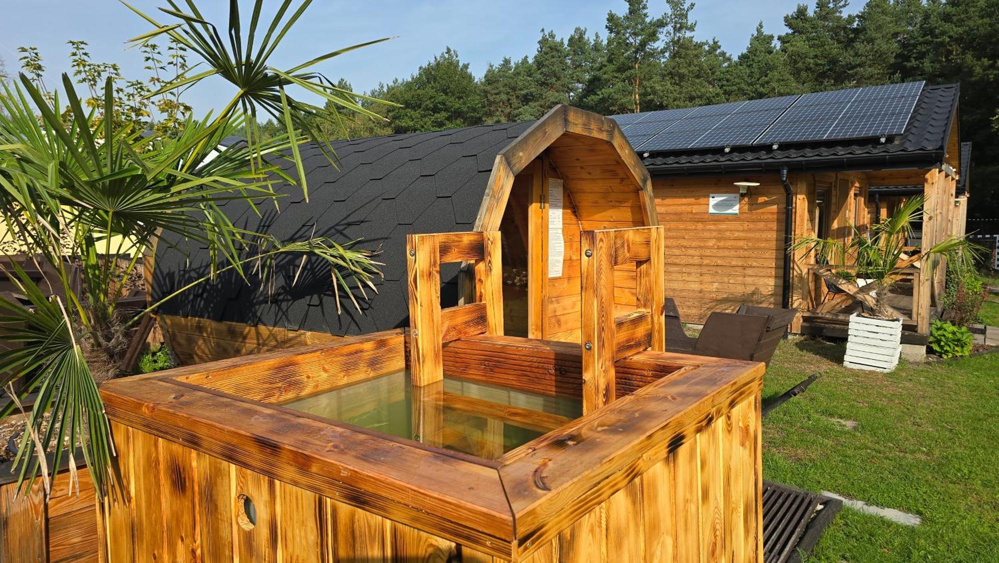 Vip Village Las Woda Rower - Podgrzewany Basen, Balia, Sauna Miedzierza Exterior foto